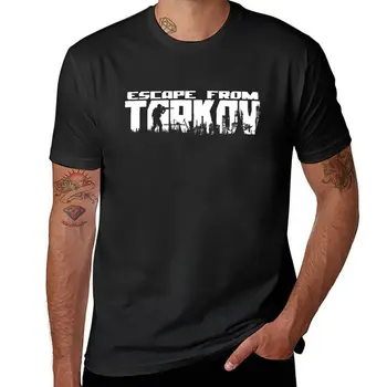 Футболка с логотипом Escape From Tarkov, милая одежда, мужские футболки с графическим рисунком, забавные
