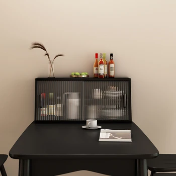 Роскошный Буфет для хранения, современный Скандинавский мобильный Минималистичный дизайн буфета, Украшение столовой