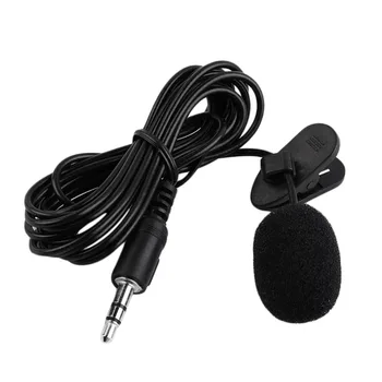 Мини-студийный микрофон 3,5 мм с зажимом для настольного ПК, ноутбука