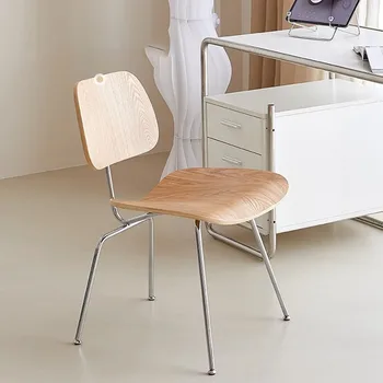Дизайнерские Деревянные Обеденные стулья, Одноместные Минималистичные Современные стулья для гостиной, Гардеробная, Эргономичная мебель для дома A1