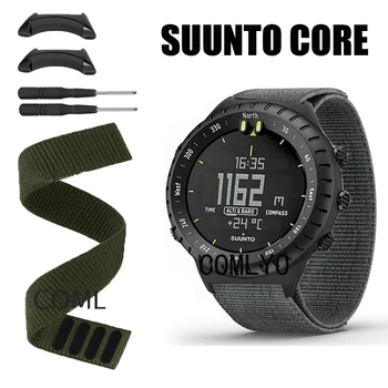 Ремешок для часов Suunto Core, ремешок для часов, крючок и внешний вид, нейлоновый спортивный мягкий ремень