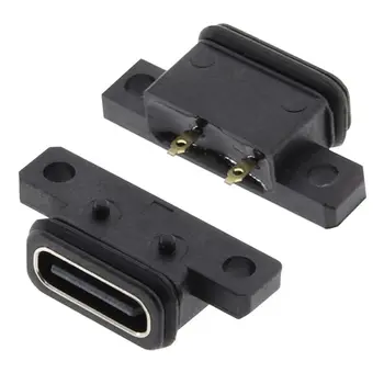 180-градусный 2-контактный разъем USB C с отверстием для винта Разъем TYPE C Разъем USB C Интерфейс зарядки Разъем Type-C Быстрая зарядка
