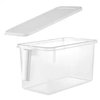 Ящик для хранения в холодильнике, прозрачный контейнер для хранения продуктов, Универсальный инструмент для хранения фруктов, мяса, овощей и яиц