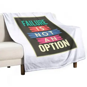 Новая неудача - не вариант, типографский дизайн футболки, покрывало для дивана, одеяла для кровати, Шерстяное одеяло