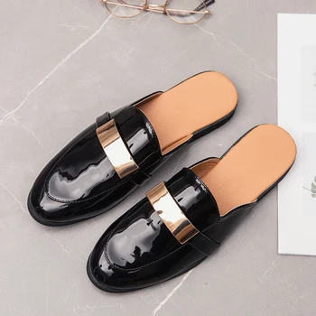 Мужские сандалии для рук с закрытым носком, деловая кожаная повседневная летняя обувь для прогулок, легкие мужские тапочки бренда Fisherman 2023