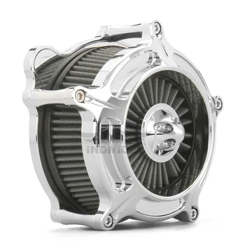 Хромированный фильтр воздухоочистителя Spike Turbine для Harley Sportster 883 1200 Iron 91-22