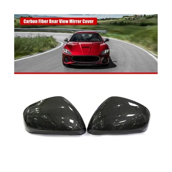 Крышка зеркала заднего вида из углеродного волокна для Maserati Gran Turismo и Gran Cabrio Quattroporte в стиле дополнения