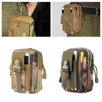 Спортивная Тактическая поясная сумка для занятий спортом на открытом воздухе, многофункциональная Тактическая тренировочная поясная сумка для хранения мобильного телефона Thunder Waistpack