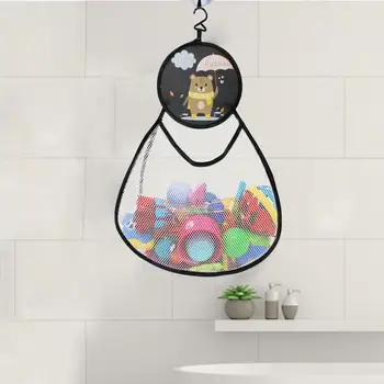Быстросохнущая Удобная сетчатая сумка для детских игрушек для ванны, Прозрачная сумка-органайзер для игрушек для ванны, принадлежности для ванной большой емкости