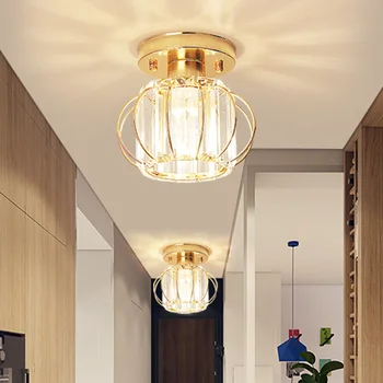 светодиодный потолочный светильник для гостиной в стиле ретро, люстры для столовой, потолочный стеклянный потолочный светильник