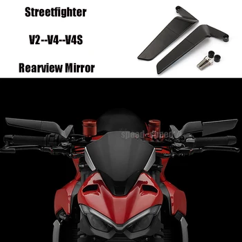 НОВЫЕ Зеркала заднего Вида Для Ducati Streetfighter V2 955/V4 1100 S/V4 1100 2020 2021 2022 2023 Мотоциклетные Боковые Зеркала заднего Вида