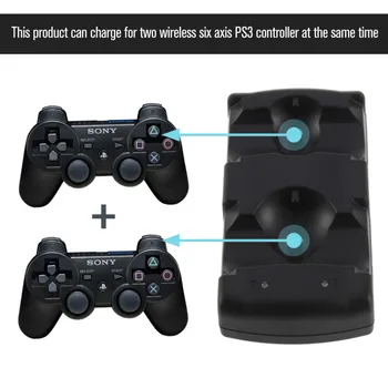 2 в 1 Двойная зарядная док-станция зарядное устройство для Sony PlayStation3 Беспроводной контроллер для PS3 контроллер Горячий по всему миру для ps3 зарядное устройство