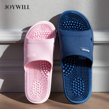 JOYWILL 2023 Новые летние тапочки из ПВХ, несиликатные Тапочки для ванной комнаты для мужчин, модные домашние удобные вьетнамки, мужская обувь