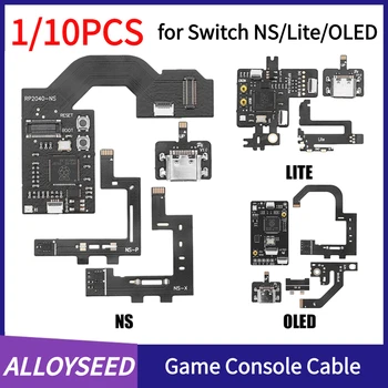1/10 шт. Кабель для процессора Raspberry Pi2040, запасные части для кабельного чипа, кабель для процессора, кабель для игровой консоли, Шнур питания для коммутатора NS/ Lite / OLED