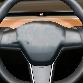 Аксессуары для автомобильной электроники, головной дисплей, HUD, двойной режим отображения, светодиодный дисплей + ABS для Tesla модель Y/3 2017-2023