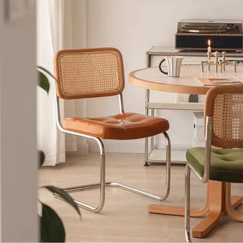 Передвижное напольное обеденное кресло, Одноместное дизайнерское кресло для гостиной, Барная стойка с откидной спинкой, Современный дизайн шезлонга, роскошная мебель LJX40XP