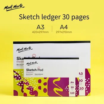 Блокноты для рисования формата А4 / А3, клейкий альбом для рисования с плотной бумагой 110 г, блокноты для записей в студенческом альбоме для рисования