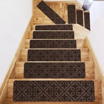 Широкое применение - Износостойкий каменный коврик с рельефным рисунком для лестницы, товары для дома