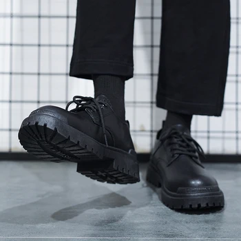 Мужская обувь Повседневная уличная обувь для вождения на плоской подошве Мужские летние кроссовки из высококачественной кожи ручной работы класса люкс