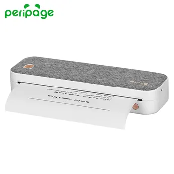 Бумажный Принтер PeriPage A40 Wirless Printer USB Android BT Печатает PDF-Файл, Веб-страницу, Контрактное Изображение с 3-рулонной Термобумагой
