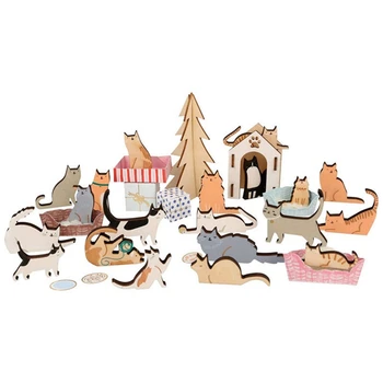 Чемодан с адвент-календарем для собак, милое животное, Адвент-календарь в лесу, Календарь рождественских праздников, Рождественский подарок-сюрприз Прочный