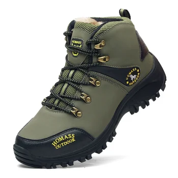 Мужская водонепроницаемая походная обувь, Дышащие тактические армейские ботинки, Новые уличные альпинистские ботинки, Нескользящие треккинговые кроссовки для мужчин3
