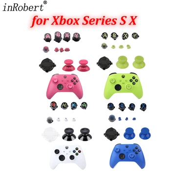 Передние кнопки для контроллера Xbox серии X S, большие пальцы ABXY, кнопки просмотра меню, кнопки обмена, комплект модов, запасные части для геймпада