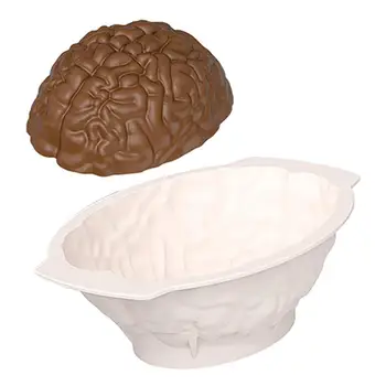 Форма для мозгового торта, сделай сам, Силиконовая форма для украшения торта, Инструменты для выпечки, Креативная силиконовая форма в форме мозга, силиконовые формы для Хэллоуина
