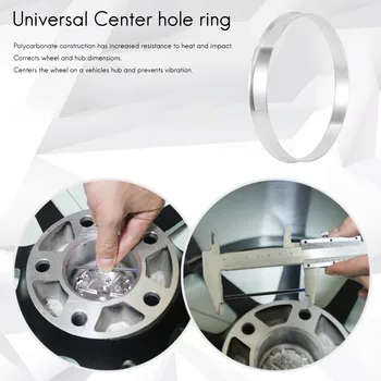 4 комплекта прокладок для колес с центрическим кольцом из алюминиевой ступицы 74,1 мм O/D 72,6 мм I/D
