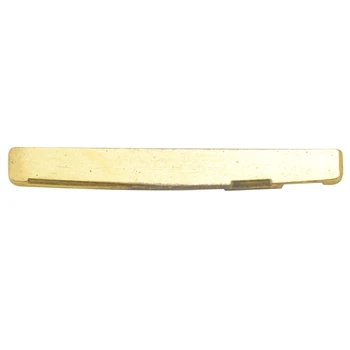 Латунно-золотой бридж для акустической гитары 72X3x6.9/7.8 мм
