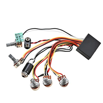 Басовый 3-полосный активный и пассивный эквалайзер, схема предусилителя для звукоснимателя низких частот