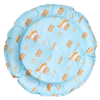 Летний коврик для сна, охлаждающая кровать для щенков, подушка для собак, устойчивый к укусам пол, ПВХ Для домашних животных