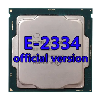 Xeon CPU E-2334 официальная версия CPU 8MB 3,4GHZ 4Core /8Thread 65W Процессор LGA-1200 ДЛЯ материнской платы C256