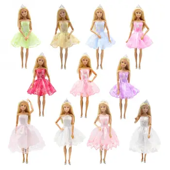 Кукольная одежда платье Новое 30 см 1/6 кружевное платье принцессы Аксессуары для повседневной носки Одежда для куклы Барби
