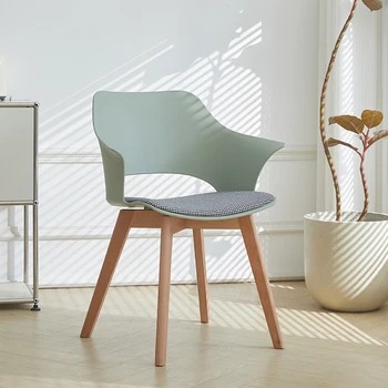 Дизайнерские обеденные стулья в деревенском стиле, современные синие обеденные стулья для ресторана Nordic, материал модной домашней мебели Sedie Sala Da Pranzo