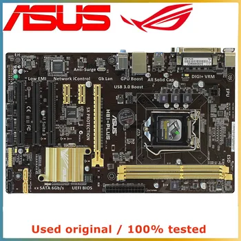 Для материнской платы компьютера ASUS H81-PLUS LGA 1150 DDR3 16G для настольной материнской платы Intel H81 SATA III PCI-E 3.0 X16