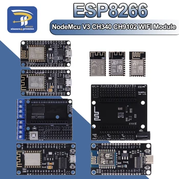 Беспроводной модуль CH340 CH340G / CP2102 / CH9102X NodeMCU V3 V2 4M Lua WIFI Internet of Things Development Board на базе ESP8266