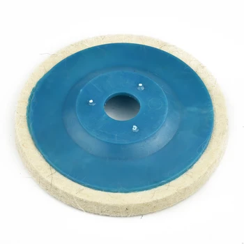 Полировальный шлифовальный диск Накладка для угловых вращающихся инструментов Полировальный круг 0,8 см толщина 1,6 см отверстие Запасные Части 100 мм