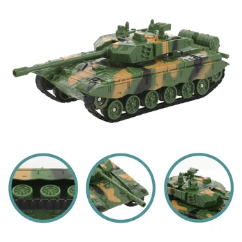Танк с вращающейся башней, модель танка, бронетранспортер для детей и мальчиков