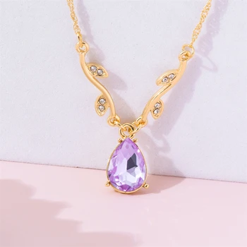 Ожерелье принцессы Ро с кристаллами, подвеска из циркона, Высококачественные Сладкие романтические украшения на заказ, подарок на годовщину для жены, подруги
