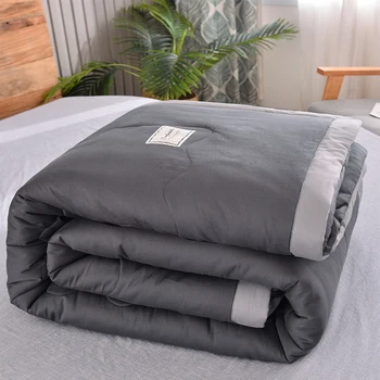 Sf Роскошный дизайн, летнее пуховое одеяло, 200 * 230 см, Однотонное стеганое одеяло, наполненное весенне-осенним одеялом, наполнитель для постельных принадлежностей