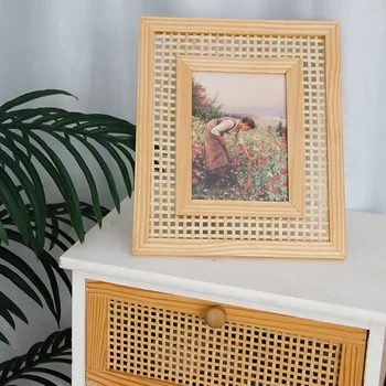 Тканый держатель для картин, рамки для настенных фоторамок, современные произведения искусства для дома, декор офисного стола
