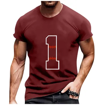 Летний винтажный бейсбольный пуловер с круглым вырезом и короткими рукавами, футболки с буквенным принтом, футболки с короткими рукавами для мужчин, топы Y2k, мужская одежда