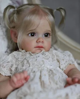 55-сантиметровая силиконовая кукла для всего тела, имитирующая маленькую девочку, которую можно чистить. кукла