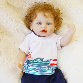 18-дюймовая силиконовая кукла для новорожденных, реалистичная мини-Бебе Реборн, сюрприз для детей, антистресс