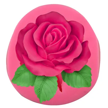 Форма цветущей розы 3D Силиконовая форма для изготовления мыла Форма для украшения свадебного торта своими руками Форма для украшения шоколадных конфет Инструменты для выпечки