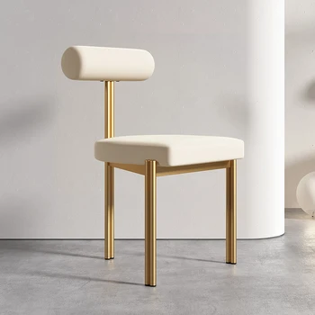 Роскошные Дизайнерские стулья для столовой Спальни, Красивые обеденные стулья С тканевой обивкой, мебель для кухни