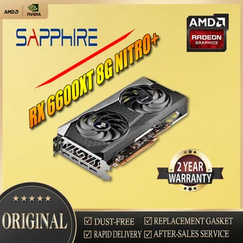 Используемая игровая карта SAPPHIRE AMD Radeon RX6600XT 8G NITRO 7NM 128Bit GDDR6 с графикой AMD Video для настольных ПК