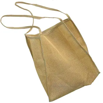 Пляжная сумка Большая сетчатая сумка-тоут Портативная сумка для переноски Для семейного пляжа Детские игрушки Пляжная сумка для хранения снаряжения для плавания