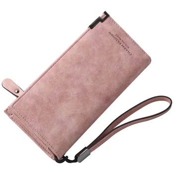 Женский кошелек, женская модная сумочка на молнии, длинный кошелек, сумка для мобильного телефона